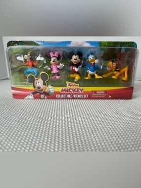 NEW Disney Junior Mickey Mouse Collectible Friends Set - 5 Figures Goofy Donald